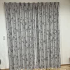 片山様専用　デコホーム　ニトリ　オーダーカーテン　花柄のサムネイル