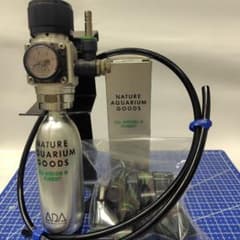 ADA 小型co2ボンベカートリッジ用レギュレーターシステム74-SA セット