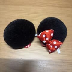 Disney ミニーマウス ヘアクリップ 2個セットのサムネイル