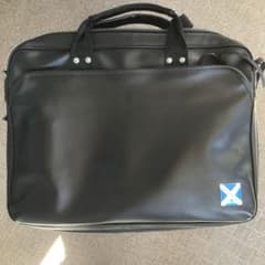 LUGGAGE LABEL 2WAY バッグ　黒のサムネイル
