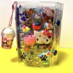サンリオメイン シール帳 完成品 ネコネイビー クロミポチャッコシェイクチャームのサムネイル