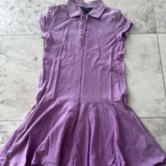 Polo Ralph Lauren 半袖ポロワンピース パープルのサムネイル