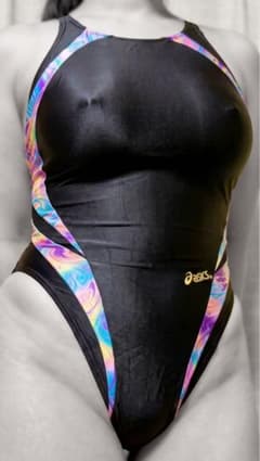 ホ*ー様 新品 ASICS 競泳水着 ハイドロCD AMA71T サイズM ブル 希少】asics 競泳水着 ハイドロCD ハイカット 強光沢【旧ロゴ】 - メルカリ