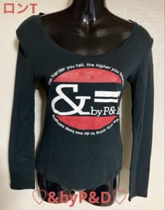 &byP&Dロゴプリント長袖Tシャツのサムネイル