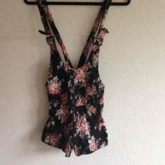 花柄サロペットのサムネイル