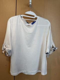 BLUE LABEL CRESTBRIDGE袖口リボン付き 半袖トップスのサムネイル
