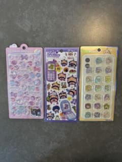 【正規品3点セット】ボンボンドロップシール　キラコロシール　平成ハッピーフォンのサムネイル