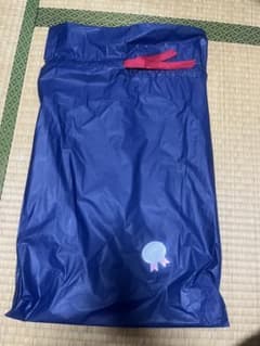 ネイビー リボン付き ラッピング袋のサムネイル