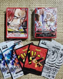 ONE PIECEカードゲーム ティーチング会 ルフィ シャンクスデッキセット