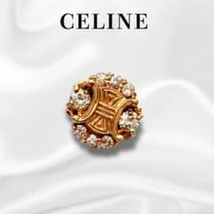レア CELINEセリーヌ ピアス K18 ※片耳のみ YG ダイヤ トリオンフ レア CELINEセリーヌ ピアス K18 ※片耳のみ YG ダイヤ トリオンフ