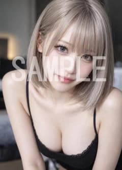 【a-220】 AI美女 ギャル リアルポスター A4 高画質 グラビアのサムネイル