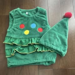 【美品】クリスマスツリー コスチューム 80-95cmのサムネイル