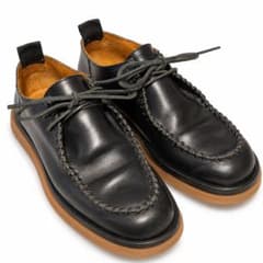 BUTTERO レザー モカシン シューズ ブラック B10022 黒 41.5