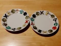 土日お値下げ♡九谷焼　5寸　2枚セットのサムネイル
