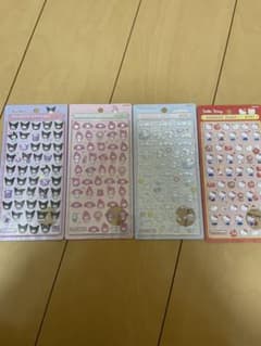 【国内正規品】サンリオ　ボンボンドロップシール　4枚セットのサムネイル