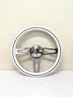0*A様 W-POWER ステアリングホイール ホワイト 0*A様 W-POWER ステアリングホイール ホワイト - メルカリ