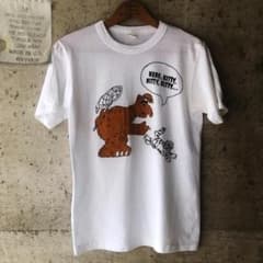 XZ633 Tシャツ 80s アルフ ALF アメリカアニメ 当時モノ Sサイズ
