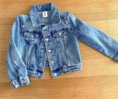 H &M シルバーハートデニムジャケット 100cmのサムネイル
