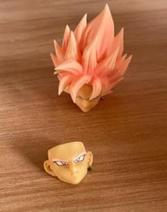 SHFiguarts용 손오공 슈퍼 사이어인 로제 커스텀 헤드 파트