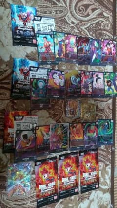 スーパードラゴンボールヒーローズ トレーディングカード未開封パックまとめのサムネイル