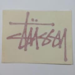 【正規品】stussy ステッカー　レッドのサムネイル