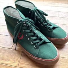 FRED PERRY ハイカットスニーカー グリーンのサムネイル