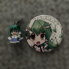 東方Project 東風谷早苗 缶バッジ＆チャームセットのサムネイル