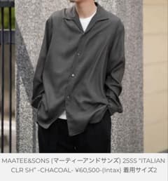 マーティーアンドサンズ ITALIAN COLLAR SHIRTS H WOOL - メルカリ