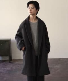 shiun WOOL SHAWL COLLAR COAT Sサイズのサムネイル