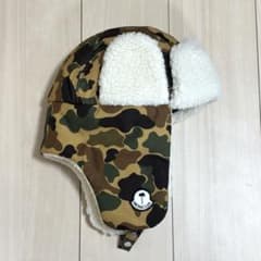 【極レア/極美品】MONCLER カモフラ ボア フライトキャップ ビッグロゴ 極美品】モンクレール フライトキャップ Mサイズ - メルカリ