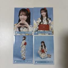 日向坂46 竹内希来里 2026年浴衣 生写真 4枚コンプのサムネイル