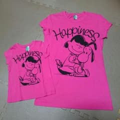nanarana。様専用！ 親子ペア 可愛い スヌーピー ベネトン Tシャツのサムネイル