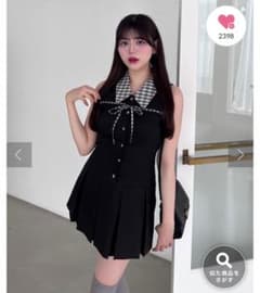 OLIVE des OLIVE ノースリーブシャツミニワンピースのサムネイル
