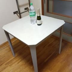 ダイニングテーブル 食卓テーブル 幅110×奥75×高70cm ニトリ グレー系 KDテーブルトーン 11075 ☆ PayPay(ペイペイ)決済可能 ☆ 札幌市 清田区 平岡 ニトリ KD テーブル トーン 7575 GY グレー - メルカリ