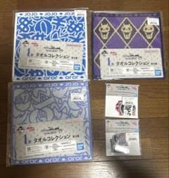 ジョジョ　一番くじ　I賞　タオルコレクション　ステッカー付