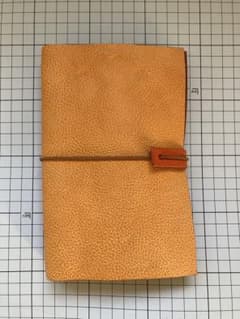 A6オレンジ レザー システム手帳のサムネイル