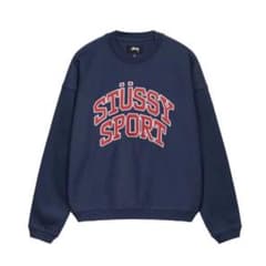 stussy sports ステューシー スポーツ スウェット ネイビー Lのサムネイル
