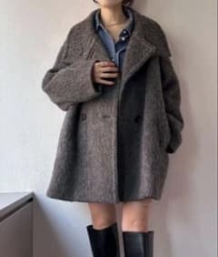 COLLAGE GALLARDAGALANTE シャギーコート　チャコールグレー COLLAGE GALLARDAGALANTE シャギーコート チャコールグレー - メルカリ