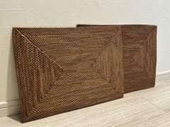 【美品】無印良品 ラタン ランチョンマットのサムネイル