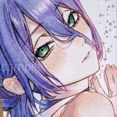 手描き イラスト 色紙 豆色紙 レゼ - メルカリ