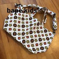 A BATHING APE 総柄 ショルダーバッグ　bape kids