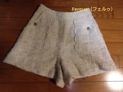ツイードショートパンツ ホワイトのサムネイル