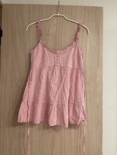 Hollister キャミソール ピンク ドット柄のサムネイル