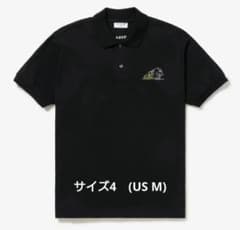 【新品未開封】LACOSTE ゴジラ 2.0 ゴジラヘッド ポロシャツ ブラックのサムネイル