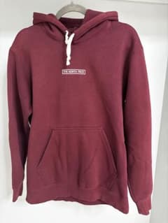 THE NORTH FACE ボックスロゴ パーカー バーガンディ