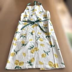 212 KITCHEN STORE レモン柄 ロングエプロンのサムネイル