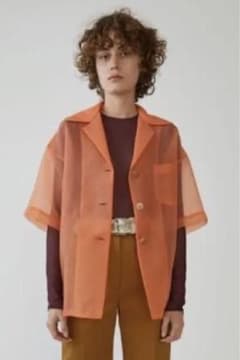 美品　ACNE アクネ　シアーシャツ　シースルーのサムネイル