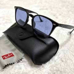 美品】Ray-Ban レイバン RB4258-F ブルーレンズ ブラック - メルカリ