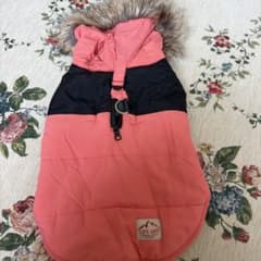 LIFE LIKE 犬用ウェア ピンク×ブラック 4サイズ ハーネス一体型ウェアのサムネイル
