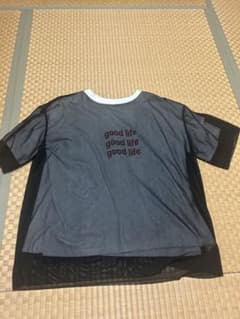 JILL MERRY 半袖 Tシャツ メッシュレイヤード Lのサムネイル
